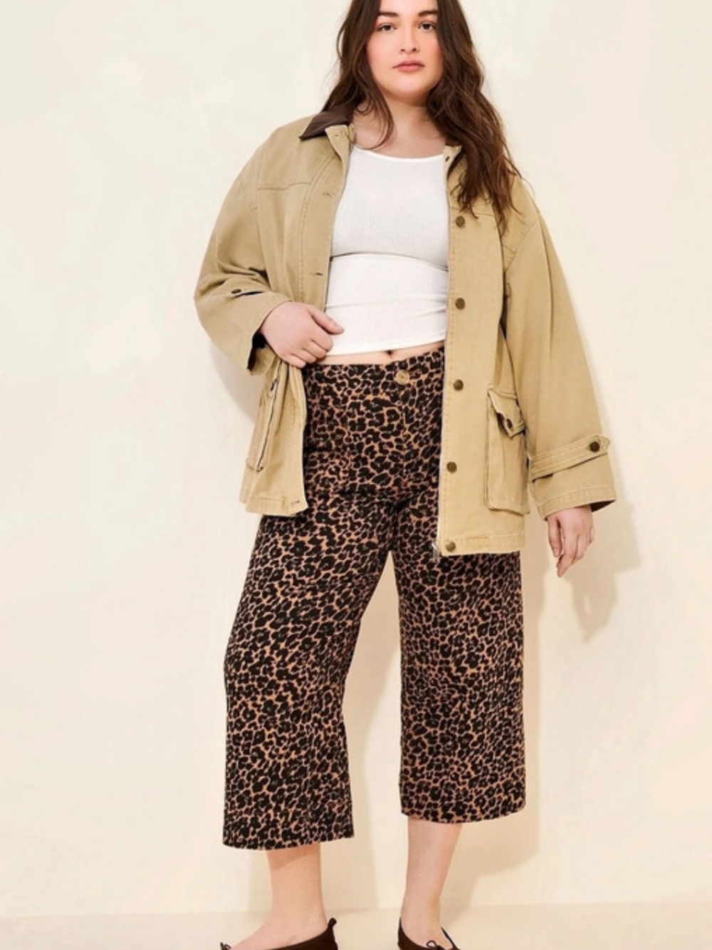 The Colette Cropped High-Rise Wide-Leg Jeans